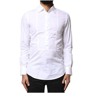 Dolce & Gabbana - Classic Poplin Shirt - Wit - Overhemd