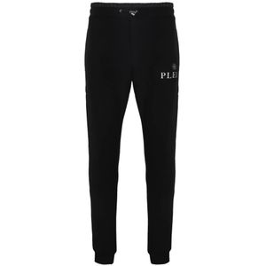 Philipp Plein, Heren, Broeken, Zwart, Maat: XS Katoen,