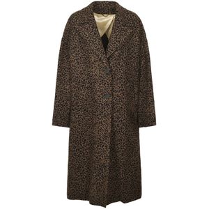 Golden Goose, Dames, Mantels, Bruin, Maat: XS Wol,