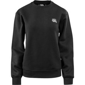 Karl Lagerfeld, Dames, Sweatshirts & Hoodies, Zwart, Maat: L Katoen,