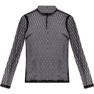 Dolce & Gabbana, Dames, Tops, Zwart, Maat: 2XS Viscose,