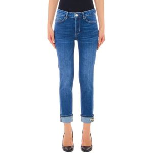 Liu Jo, Dames, Jeans, Blauw, Maat: W25 Katoen,