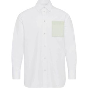 JW Anderson, Heren, Overhemden, Wit, Maat: M Katoen,
