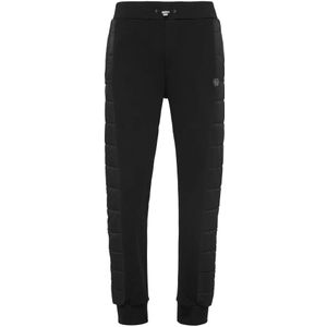Philipp Plein, Heren, Broeken, Zwart, Maat: XL Katoen,