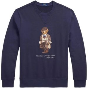 Polo Ralph Lauren, Heren, Sweatshirts & Hoodies, Blauw, Maat: XS