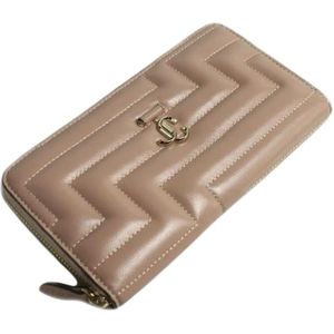 Jimmy Choo Pre-owned, Dames, Pre-owned, Beige, Maat: ONE Size Leer,