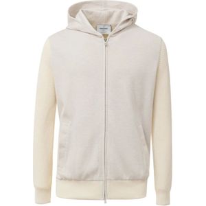 Gran Sasso, Heren, Sweatshirts & Hoodies, Wit, Maat: L Katoen,