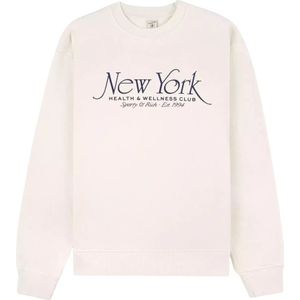 Sporty & Rich, Dames, Sweatshirts & Hoodies, Beige, Maat: S Katoen,