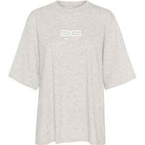 Gestuz - Casual Tee Top - Grijs - 70% Katoen, 30% Polyester