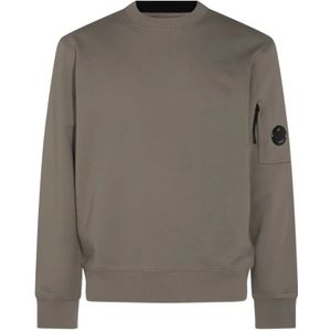 C.p. Company, Heren, Sweatshirts & Hoodies, Bruin, Maat: 2XL Katoen,