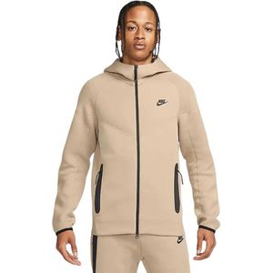 Nike Tech Fleece Trainingsjack Bruin , Brown , Heren , Maat: XL