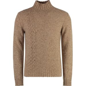 Malo, Heren, Truien, Beige, Maat: M Kasjmier,