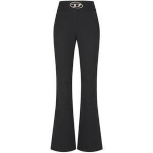 Diesel, Dames, Broeken, Zwart, Maat: 3XS Wol,