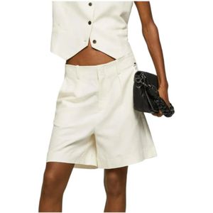 Pepe Jeans, Dames, Korte broeken, Beige, Maat: S