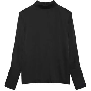 Anine Bing, Dames, Blouses & Shirts, Zwart, Maat: S