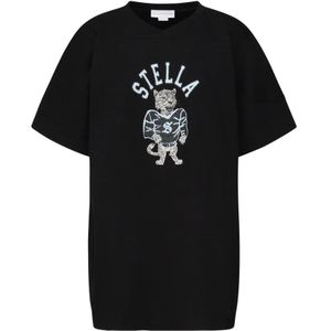 Stella McCartney, Dames, Tops, Zwart, Maat: XS Katoen,