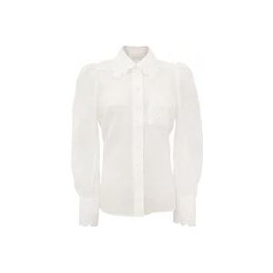 Zimmermann Geborduurde Linnen Blouse , White , Dames , Maat: L