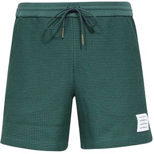Thom Browne, Heren, Korte broeken, Groen, Maat: S Katoen,