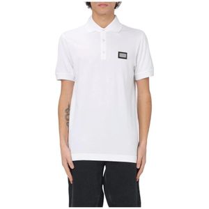Dolce & Gabbana, Heren, Tops, Wit, Maat: L