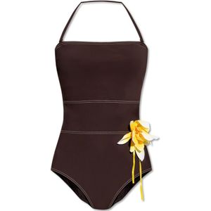 Tory Burch, Dames, Badkleding, Bruin, Maat: M