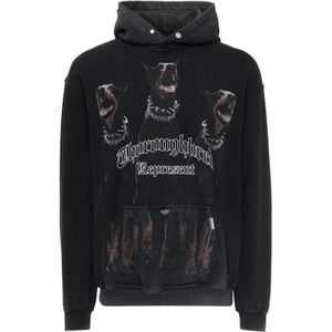 Represent, Heren, Sweatshirts & Hoodies, Zwart, Maat: S