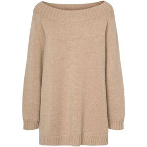 Max Mara, Dames, Truien, Bruin, Maat: XS Wol,