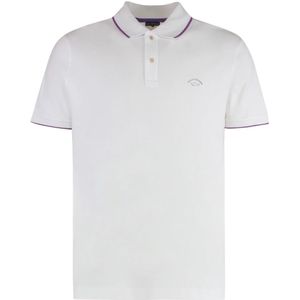 Paul & Shark, Heren, Tops, Wit, Maat: 6XL Katoen,