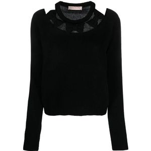 Valentino Garavani, Dames, Truien, Zwart, Maat: M