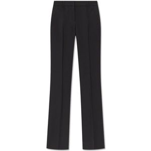 Alexander McQueen, Dames, Broeken, Zwart, Maat: 2XS Wol,
