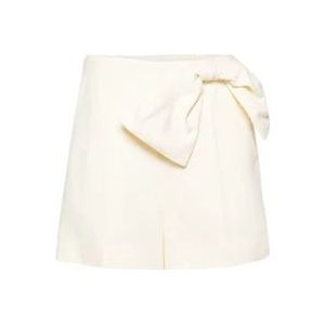 Chloé Witte Linnen Oversize Strik Shorts , White , Dames , Maat: S