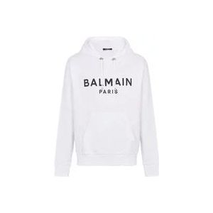 Balmain Paris hoodie , White , Heren , Maat: XL
