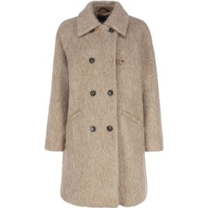 Fay, Dames, Mantels, Beige, Maat: M Wol,