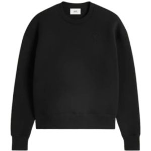 Ami Paris, Dames, Sweatshirts & Hoodies, Zwart, Maat: S Fleece,