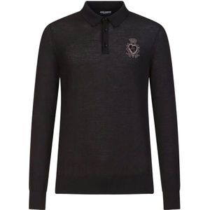 Dolce & Gabbana, Heren, Tops, Zwart, Maat: L