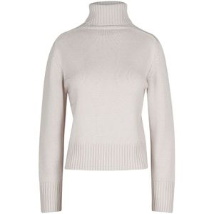 Alpha Studio, Dames, Truien, Beige, Maat: XS Wol,