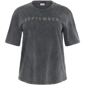 Kaffe Curve, Dames, Tops, Grijs, Maat: S