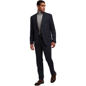 Brooks Brothers, Heren, Pakken, Blauw, Maat: 2XL Wol,