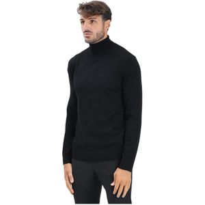 Selected Homme - Zwarte Coltrui - Heren - Regular Fit - Herfst-Winter