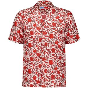 Orlebar Brown, Heren, Overhemden, Veelkleurig, Maat: L Zijde,