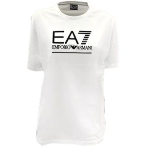Emporio Armani Ea7, Dames, Tops, Wit, Maat: M