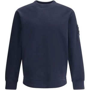 Moose Knuckles, Heren, Sweatshirts & Hoodies, Blauw, Maat: XL Katoen,