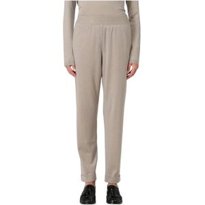 Brunello Cucinelli, Dames, Broeken, Grijs, Maat: M