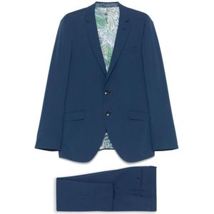 Etro, Heren, Pakken, Blauw, Maat: M