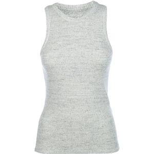 Bottega Veneta, Dames, Tops, Grijs, Maat: M Katoen,