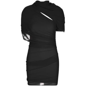 Jacquemus, Dames, Jurken, Zwart, Maat: XS Katoen,