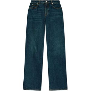 Alexander McQueen, Dames, Jeans, Blauw, Maat: W25 Denim,