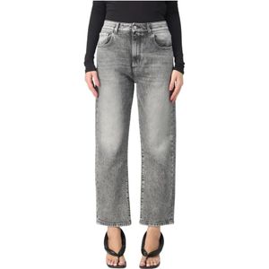 Icon Denim, Dames, Jeans, Grijs, Maat: W27 Denim,