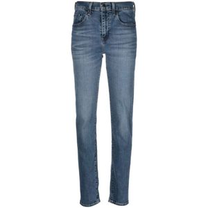 Levi's, Dames, Jeans, Blauw, Maat: W26 L32 Katoen,
