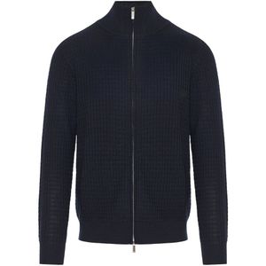 Emporio Armani, Heren, Truien, Blauw, Maat: S Wol,