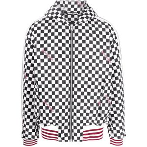 Palm Angels, Heren, Sweatshirts & Hoodies, Wit, Maat: S